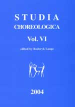 Studia Choreologica VI