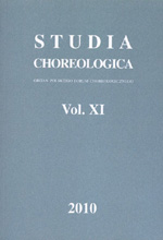 Studia Choreologica Vol. XI