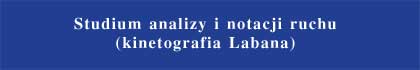 Studium analizy i notacji ruchu